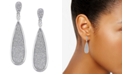 Macy's Diamond Glitter Drop Earrings (1/5 ct. t.w.) in Sterling Silver